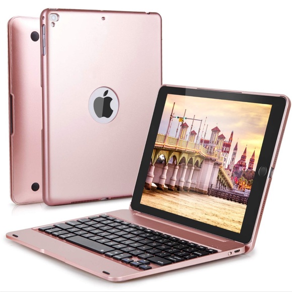 Apple Pink Tablet Keyboard Case - Picture 1 of 1